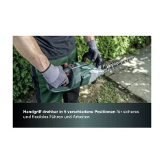 Metabo HS 18 LTX BL 75 Hedge Trimmer - Powerful 3400 RPM, 75 cm Blade Length for Perfect Results!